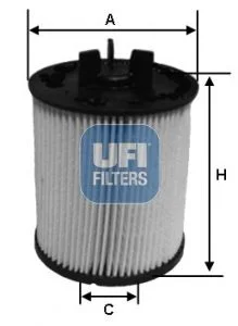 Kuro filtras UFI 26.023.00