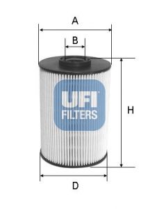 Фільтр палива UFI 26.037.00