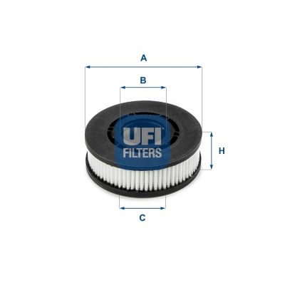 Filter, crankcase ventilation UFI 27.689.00