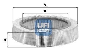 Повітряний фільтр UFI 30.976.00