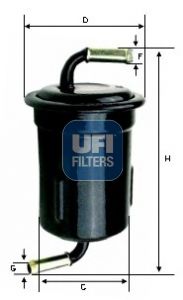 Fuel Filter UFI 31.715.00