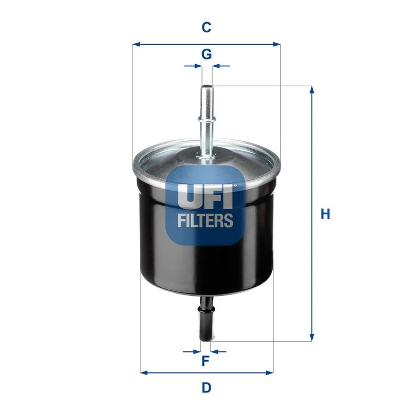 Kuro filtras UFI 31.811.00