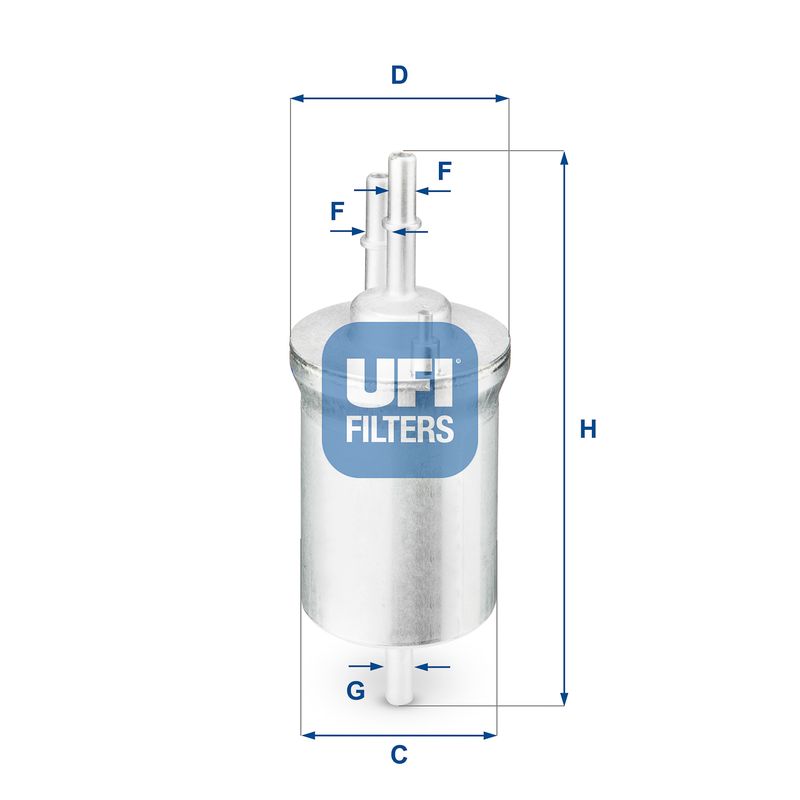 Kuro filtras UFI 31.840.00