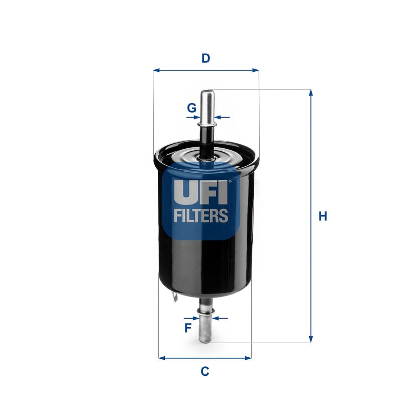 Фільтр палива UFI 31.843.00