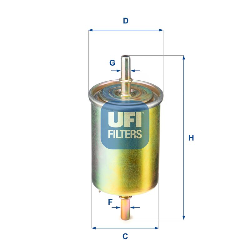 Kuro filtras UFI 31.850.00