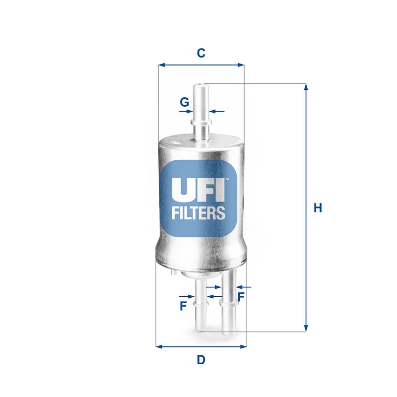 Kuro filtras UFI 31.855.00