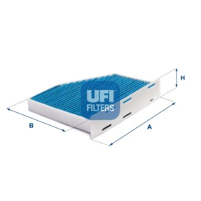 Filter, cabin air UFI 34.124.00