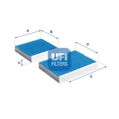 Filtras, salono oras UFI 34.164.00