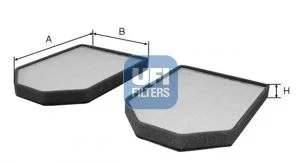 Filtras, salono oras UFI 53.009.00