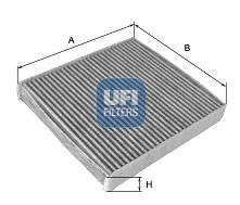 Фільтр, повітря у салоні UFI 54.156.00