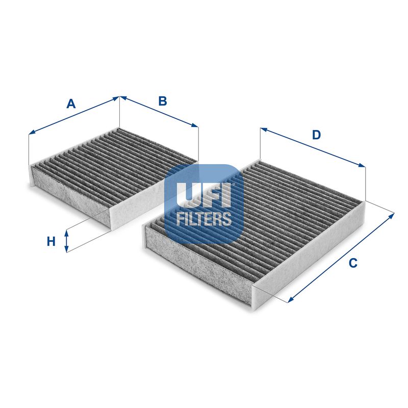 Filtras, salono oras UFI 54.164.00