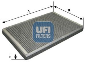 Фільтр, повітря у салоні UFI 54.169.00