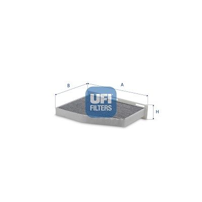 Filter, cabin air UFI 54.376.00