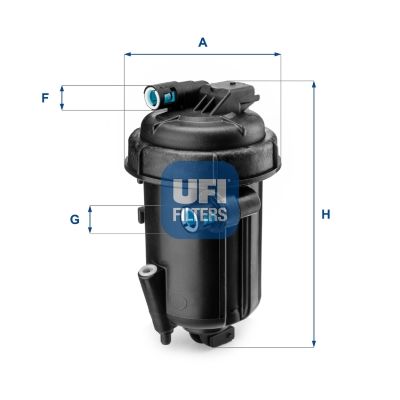 Фільтр палива UFI 55.163.00