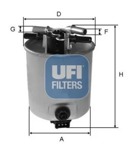 Kuro filtras UFI 55.393.00