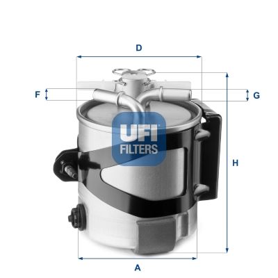 Fuel Filter UFI 55.430.00