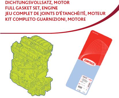 Kompletan set brtvila motora CORTECO 430241P