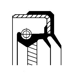 Shaft Seal, manual transmission CORTECO 01016882B