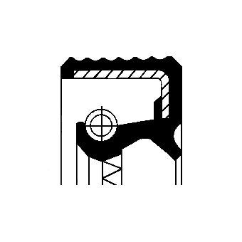 Shaft Seal, manual transmission CORTECO 01034076B