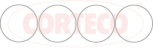 Gasket Set, cylinder liner CORTECO 020853H
