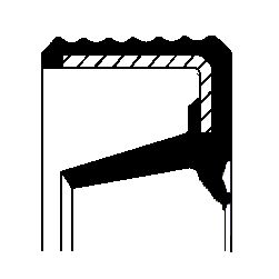 Shaft Seal, manual transmission CORTECO 07033863B