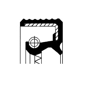 Veleno sandariklis, rato stebulė CORTECO 12017052B