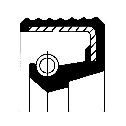 Shaft Seal, manual transmission CORTECO 12032087B