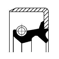 Veleno sandariklis, neautomatinė transmisija CORTECO 19015045B