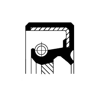 Shaft Seal, crankshaft CORTECO 19016236B