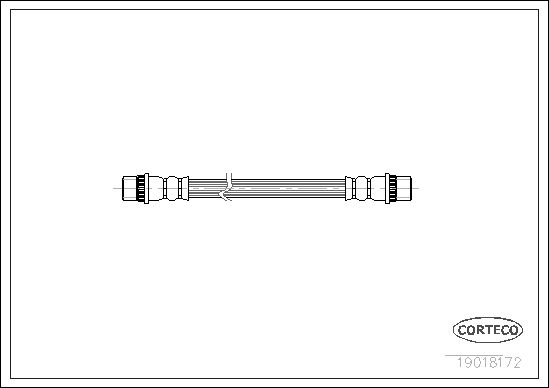 Brake Hose CORTECO 19018172