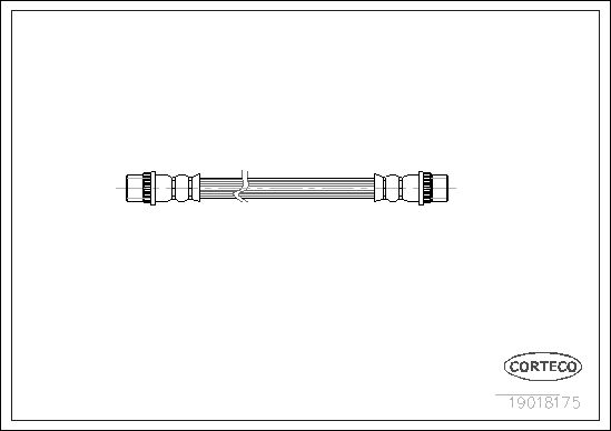 Brake Hose CORTECO 19018175