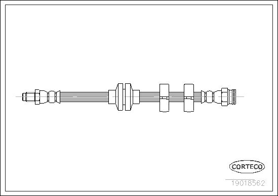 Brake Hose CORTECO 19018562