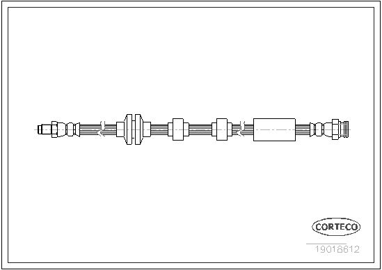 Гальмівний шланг CORTECO 19018612