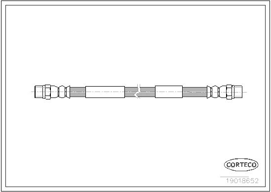 Brake Hose CORTECO 19018652