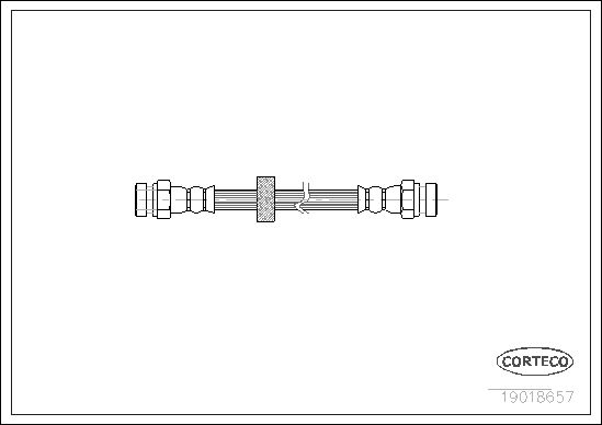 Brake Hose CORTECO 19018657