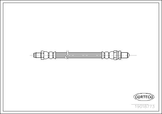 Brake Hose CORTECO 19018773