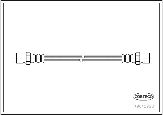 Brake Hose CORTECO 19018920