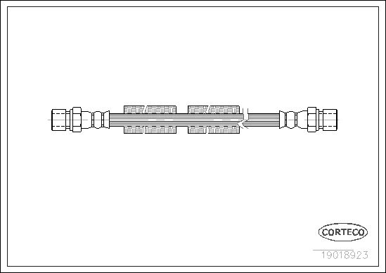 Brake Hose CORTECO 19018923