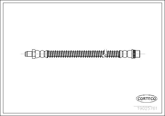 Brake Hose CORTECO 19025761