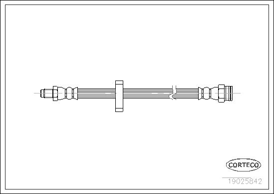 Brake Hose CORTECO 19025842