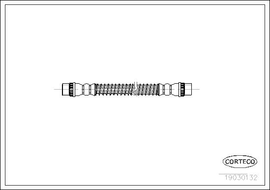 Brake Hose CORTECO 19030132