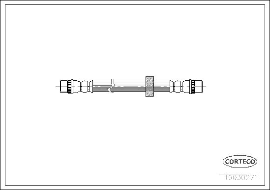 Brake Hose CORTECO 19030271