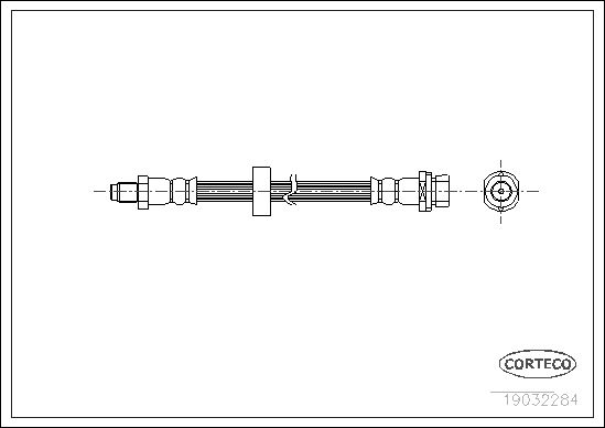 Brake Hose CORTECO 19032284