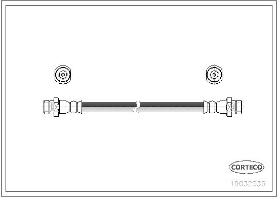 Brake Hose CORTECO 19032535