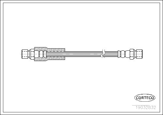 Brake Hose CORTECO 19032832