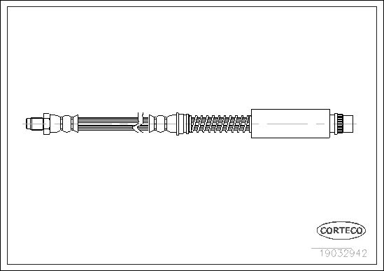 Brake Hose CORTECO 19032942