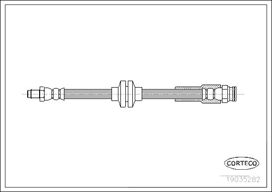 Brake Hose CORTECO 19035282