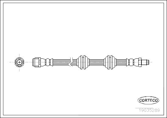 Brake Hose CORTECO 19035289