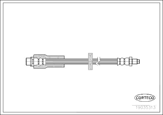 Brake Hose CORTECO 19035313