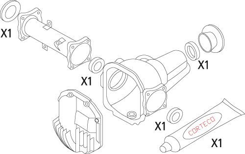 Gasket Set, differential CORTECO 19536138